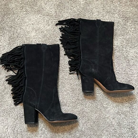 Nine West Fringe Boots - Picture 1 of 4